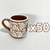 TAZA RECTA ESTANDAR FONDO CAFE MIK BLANCO SAGRADO CORAZON CAFE