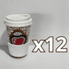 TERMO 15 CM SIN ASA FONDO CAFE MIK BLANCO SAGRADO CORAZON