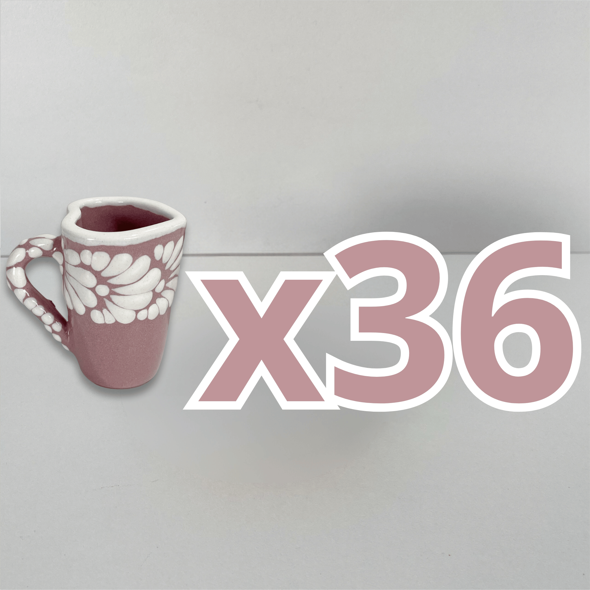 TEQUILERO CORAZON CON ASA NO PERSONALIZADO FONDO ROSA CENEFA MIK BLANCO