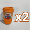 TERMO 15 CM SIN ASA FONDO TRADICIONAL MIK NARANJA SAGRADO CORAZON