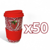 TERMO 15 CM SIN ASA FONDO TRADICIONAL MIK ROJO FRESAS
