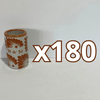 TEQUILERO PERSONALIZADO FONDO TRADICIONAL DECORADO TERRACOTA INICIALES