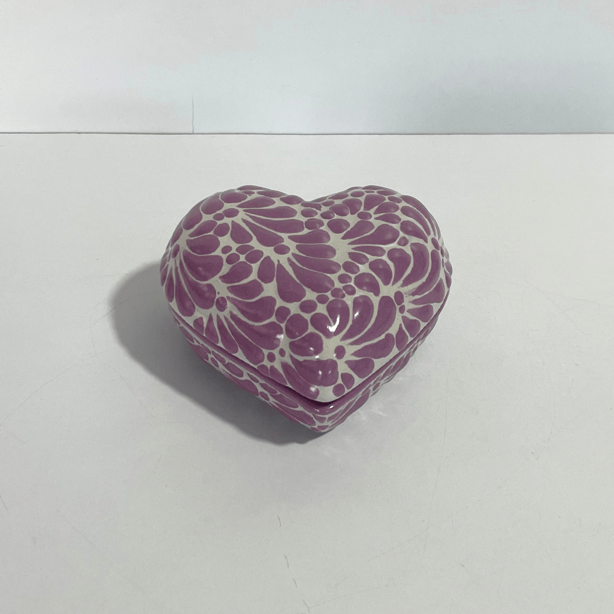 ALHAJERO GRANDE FORMA DE CORAZON FONDO TRADICIONAL MIK MORADO
