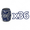 TEQUILERO BARRIL 8 CARACTERES FONDO TRADICIONAL MIK AZUL COBALTO INICIALES