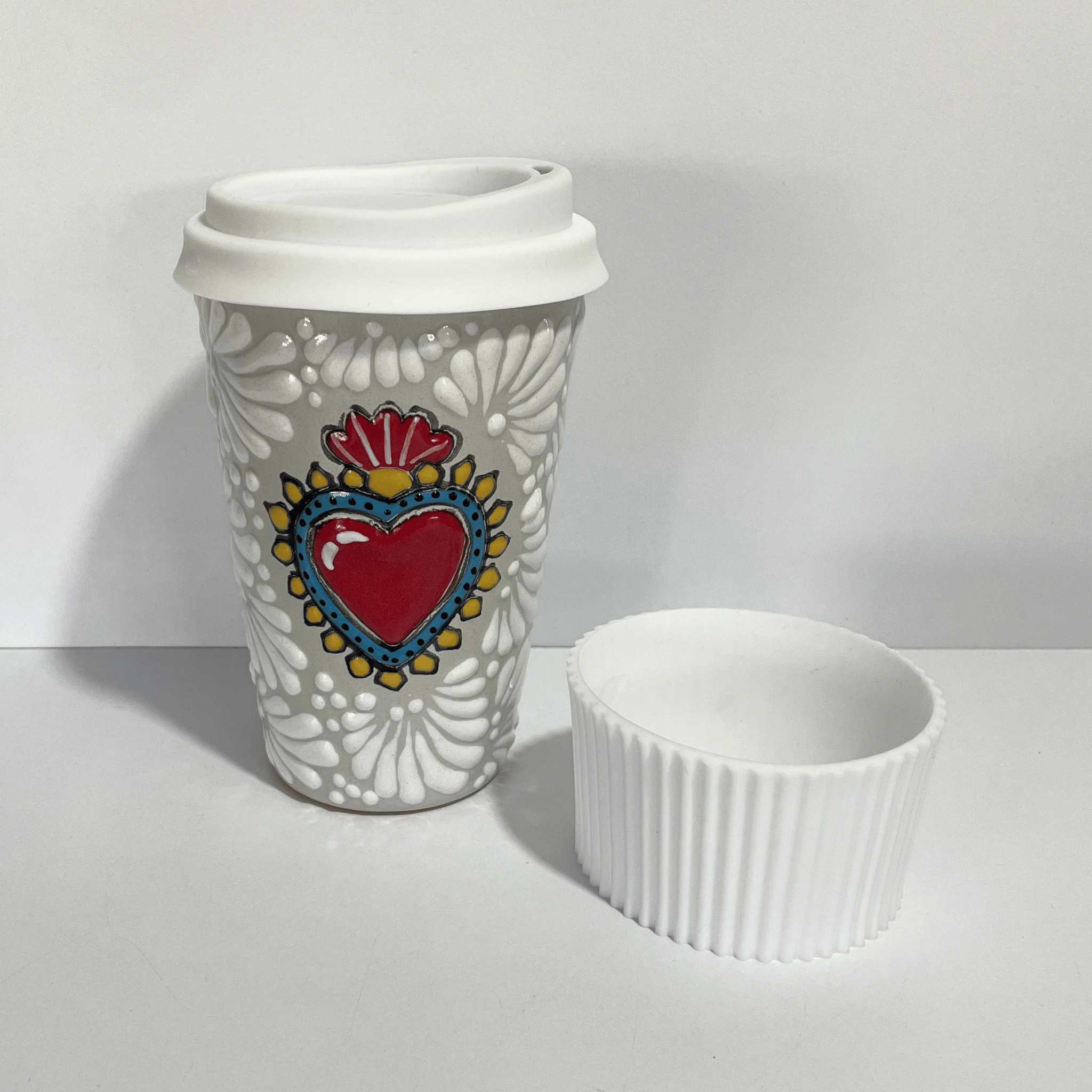 TERMO 15 CM SIN ASA FONDO TRADICIONAL MIK BLANCO SAGRADO CORAZON