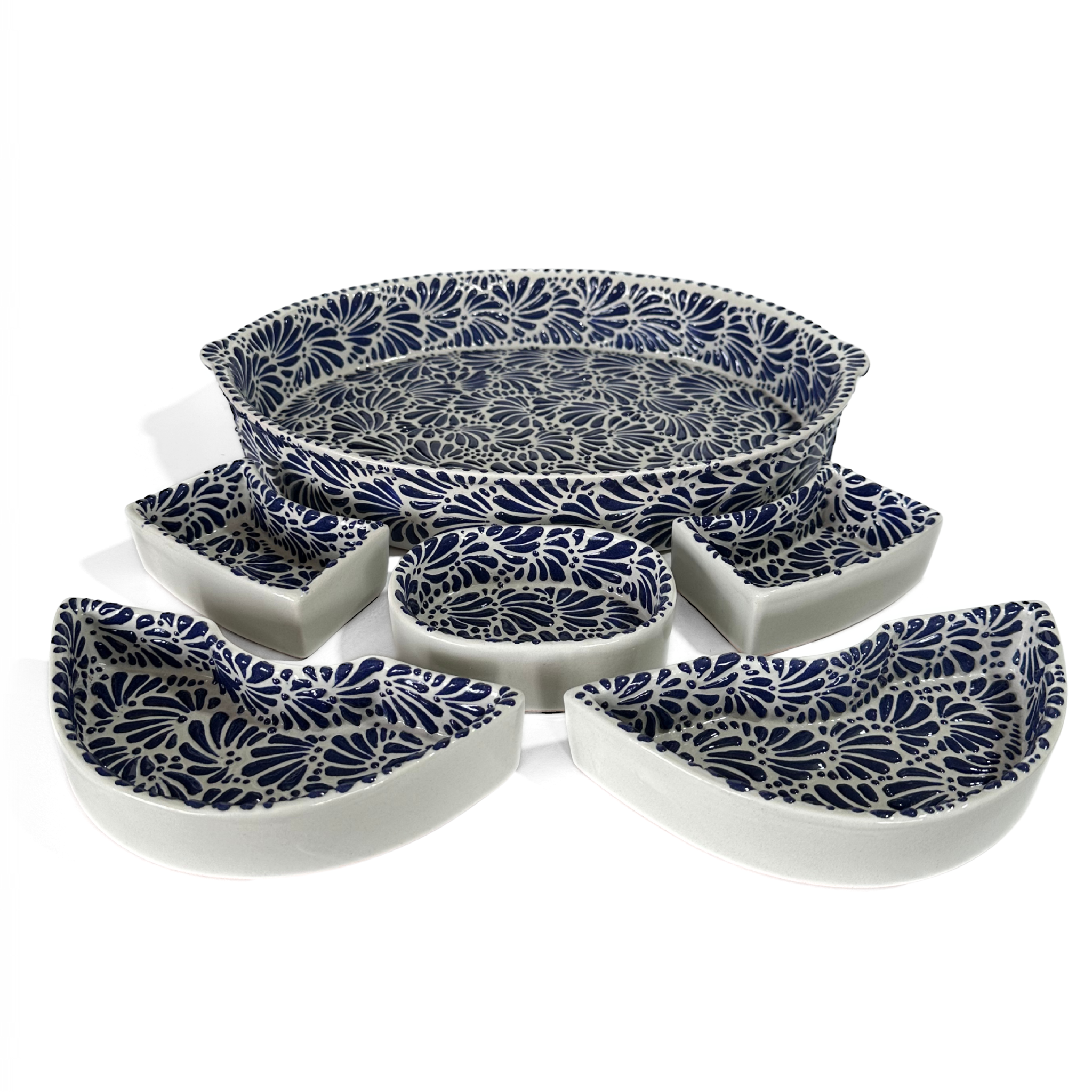 BOTANERO OVALADO FONDO TRADICIONAL MIK AZUL COBALTO