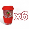 TERMO 15 CM SIN ASA FONDO TRADICIONAL MIK ROJO FRESAS