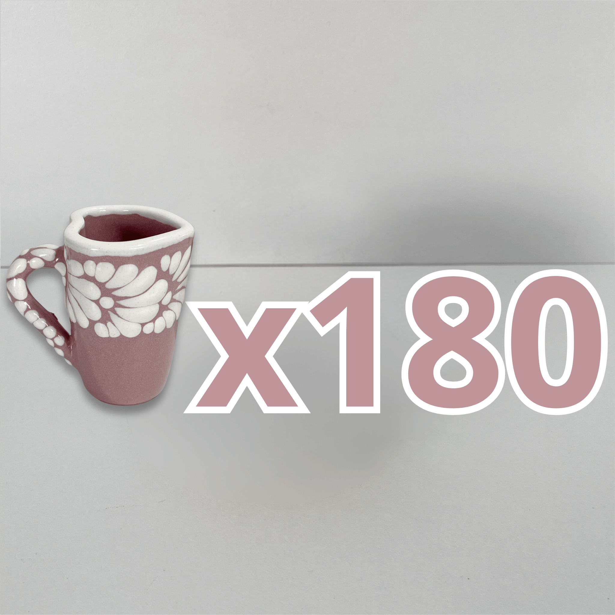 TEQUILERO CORAZON CON ASA NO PERSONALIZADO FONDO ROSA CENEFA MIK BLANCO