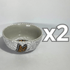 TAZON 15 CM FONDO TRADICIONAL MIK BLANCO MARIPOSAS