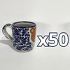 TAZA RECTA ESTANDAR FONDO TRADICIONAL MIK AZUL COBALTO OSITO MOÑO