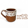 TAZA RECTA ESTANDAR FONDO CAFE CENEFA MIK BLANCO