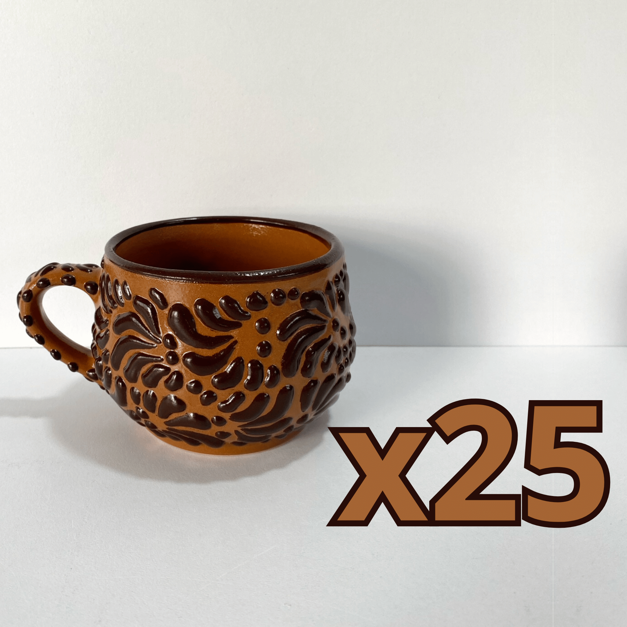 TAZA CHOCOLATERA MEDIANA FONDO CAFE CHOCOLATE MIK