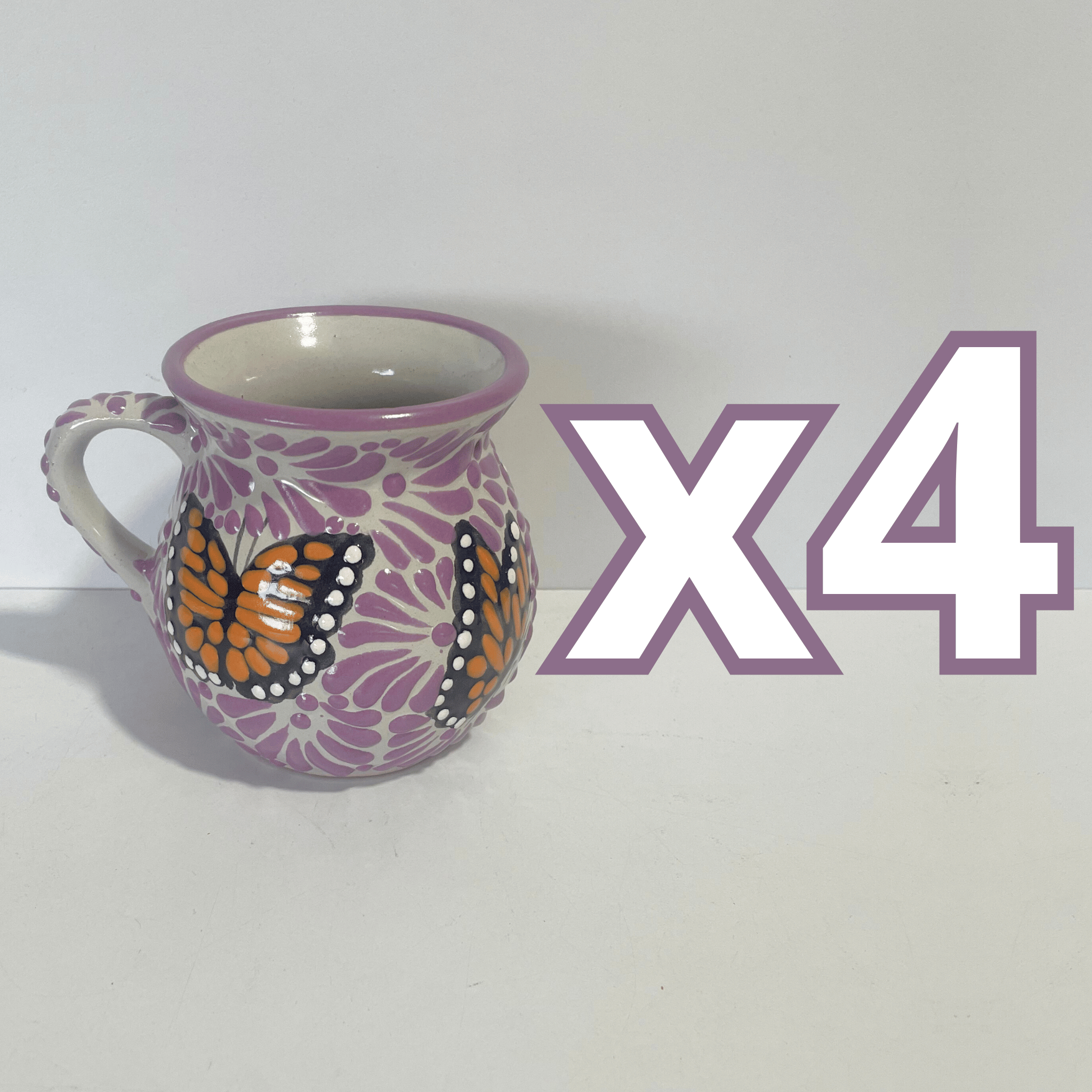 JARRO FONDO TRADICIONAL MIK MORADO MARIPOSAS