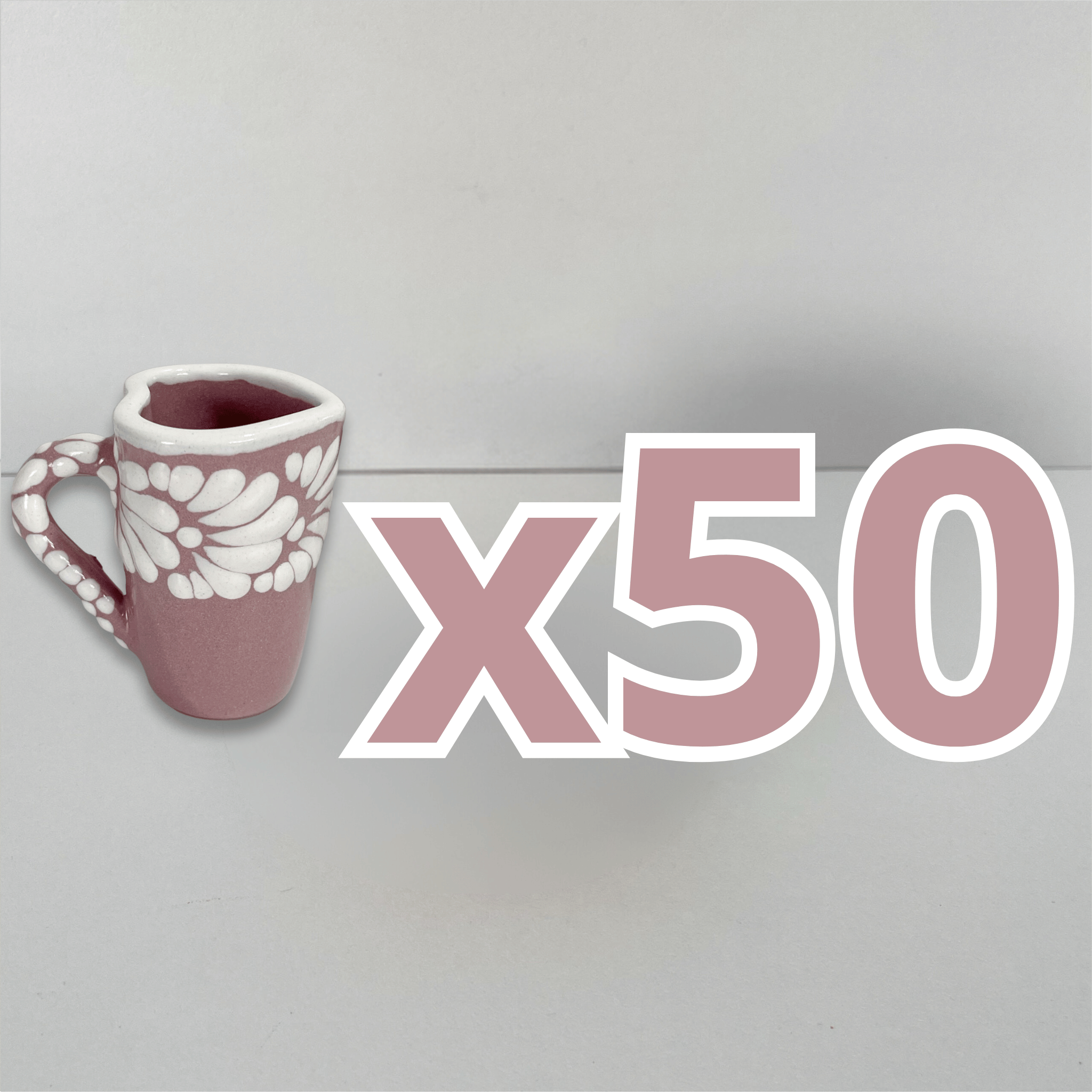TEQUILERO CORAZON CON ASA NO PERSONALIZADO FONDO ROSA CENEFA MIK BLANCO