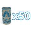 TEQUILERO NO PERSONALIZADO FONDO BABY BLUE CENEFA ABANICO AZUL TURQUESA