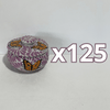 ALHAJERO TAPA BOTON NO PERSONALIZADO FONDO TRADICIONAL MIK MORADO MARIPOSAS
