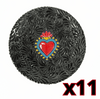 PLATO PLANO MIK SUPER BLACK SAGRADO CORAZON