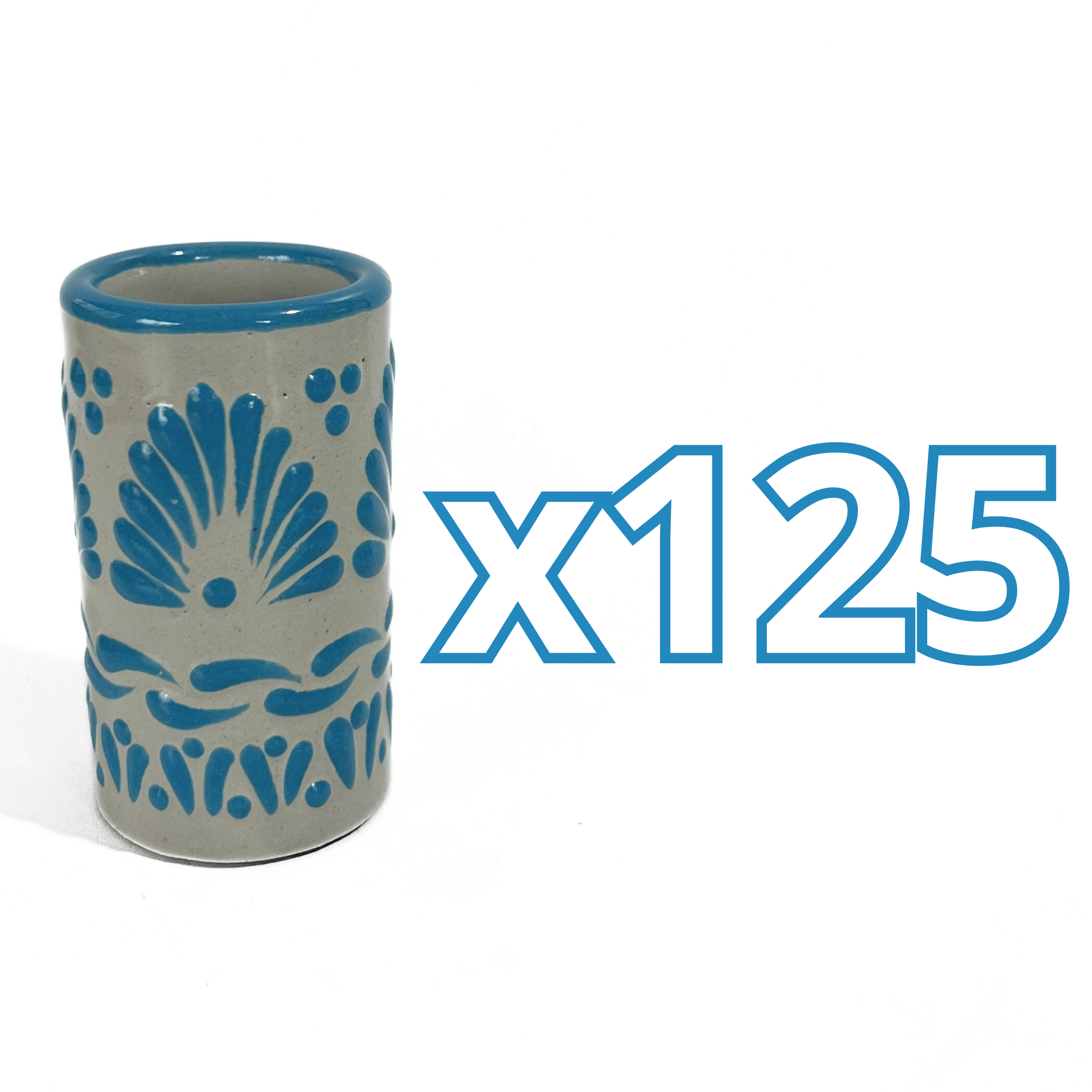 TEQUILERO NO PERSONALIZADO FONDO BABY BLUE CENEFA ABANICO AZUL TURQUESA