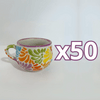 TAZA CHOCOLATERA MEDIANA MULTICOLORES MIK FONDO TRADICIONAL