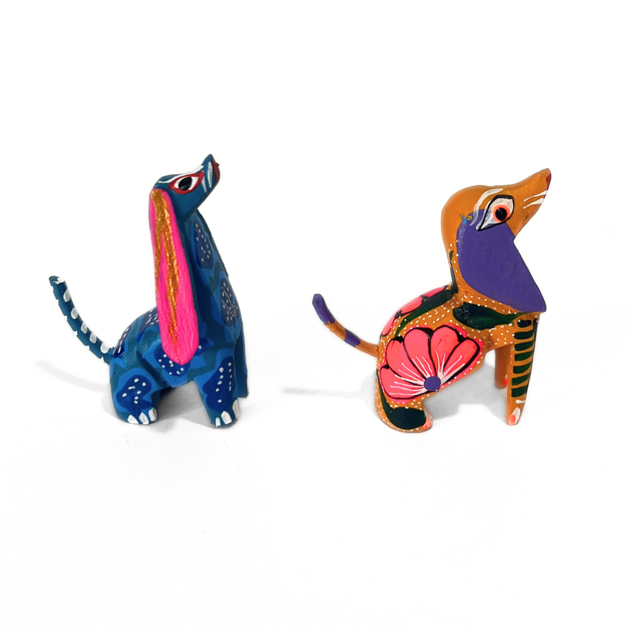 ALEBRIJE DE MADERA DUO PERRO