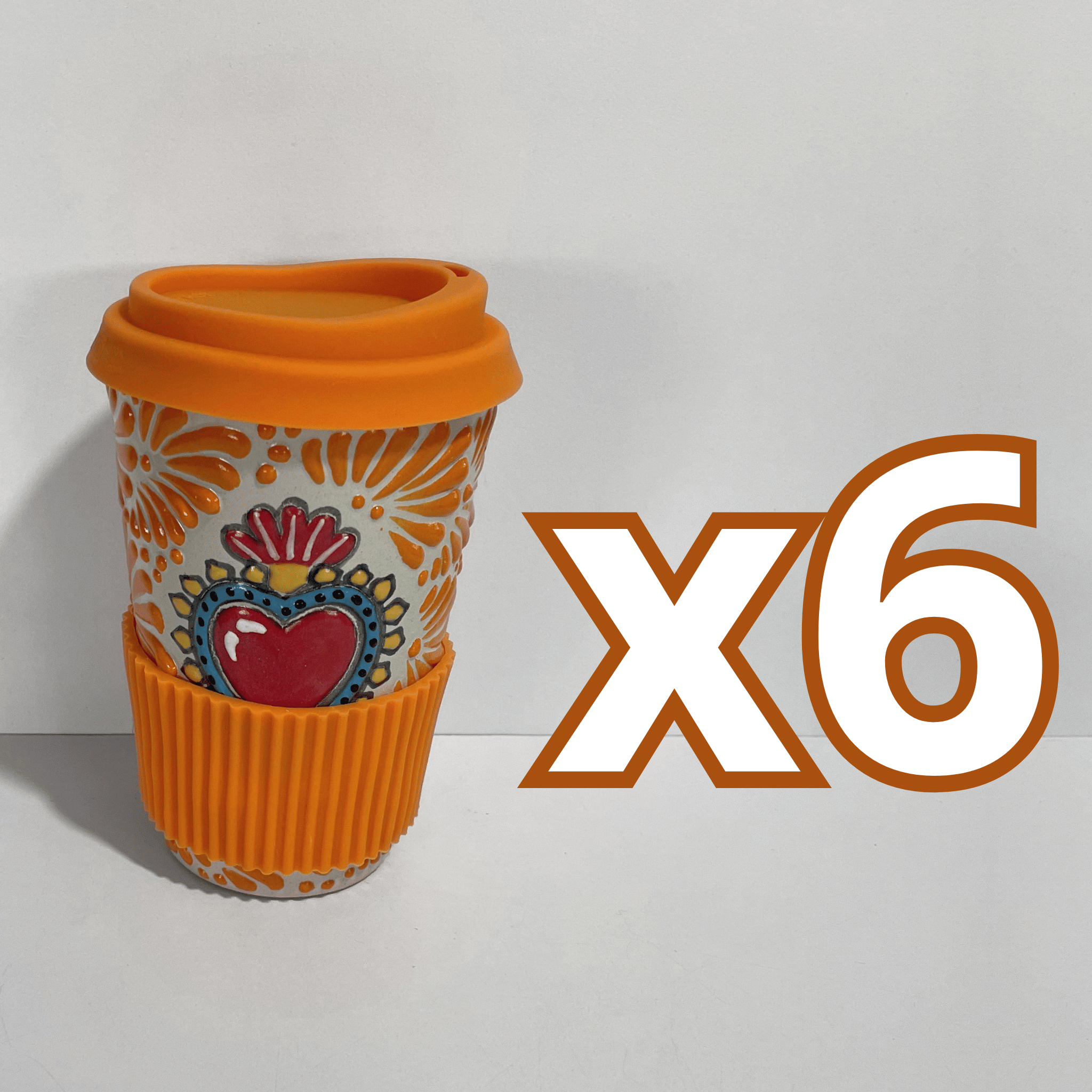 TERMO 15 CM SIN ASA FONDO TRADICIONAL MIK NARANJA SAGRADO CORAZON