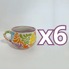 TAZA CHOCOLATERA MEDIANA MULTICOLORES MIK FONDO TRADICIONAL