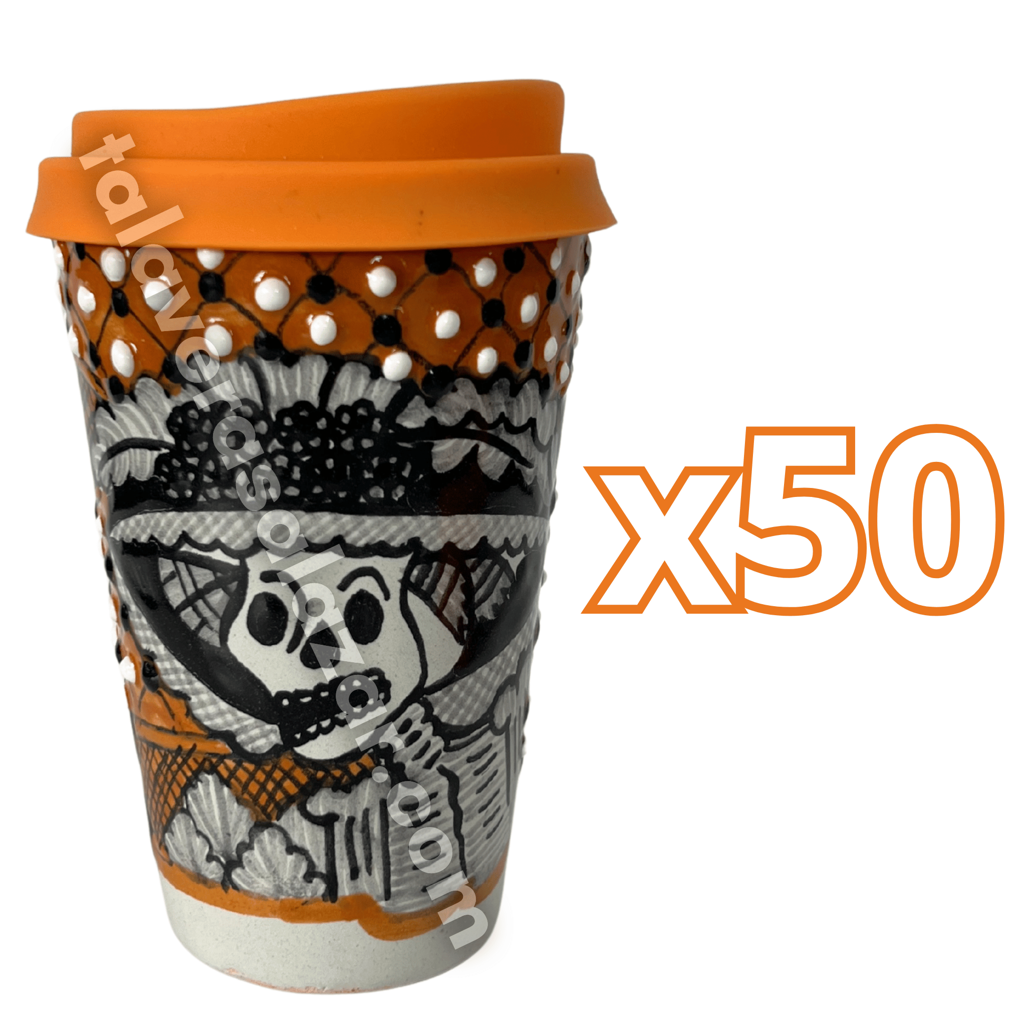 TERMO 15 CM SIN ASA CATRINA CEMPASUCHIL