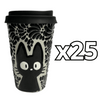 TERMO 15 CM SIN ASA FONDO TRADICIONAL MIK NEGRO GATO NEGRO