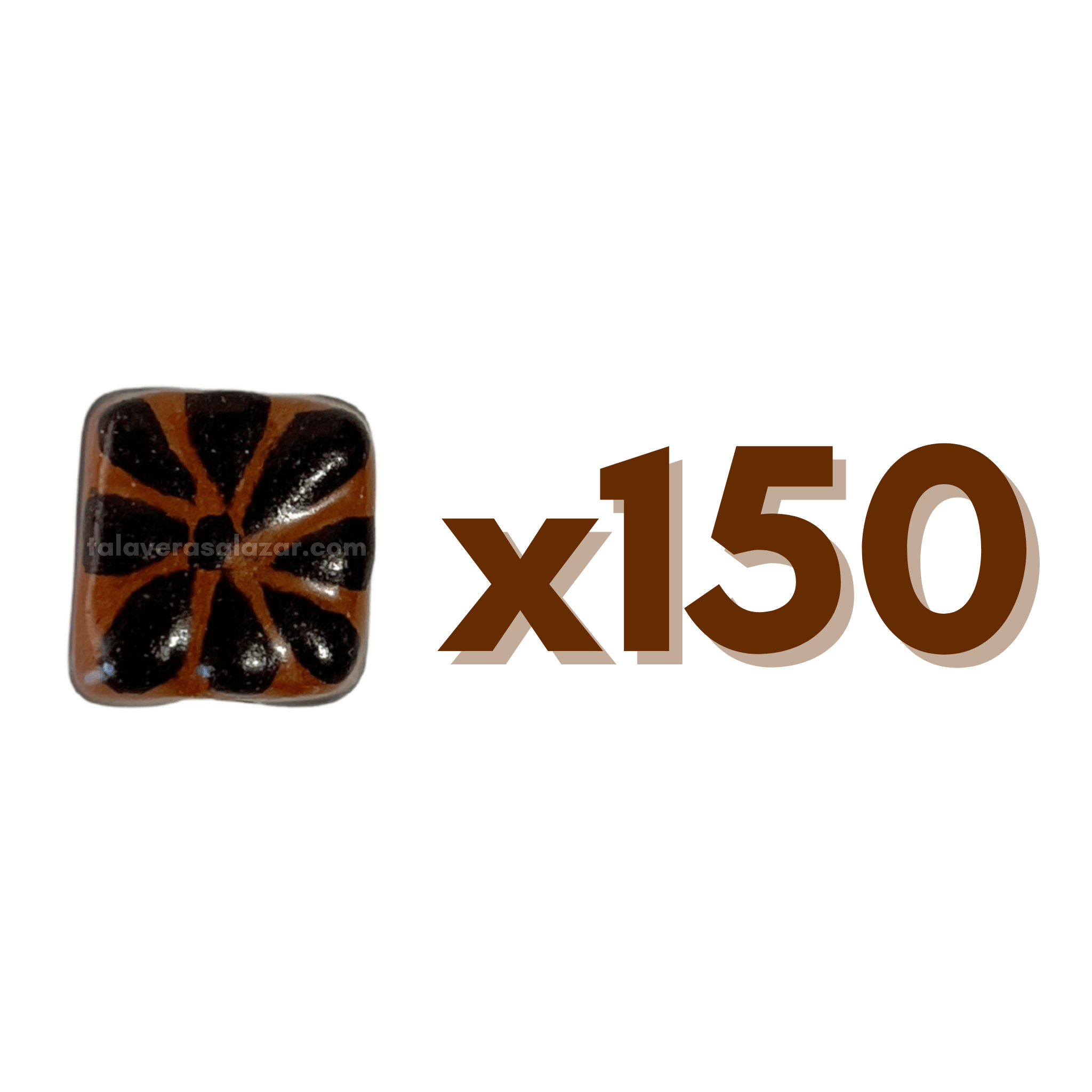 CUADRO PLANO 1.5 CM FONDO CAFE DECORADO CAFE CHOCOLATE