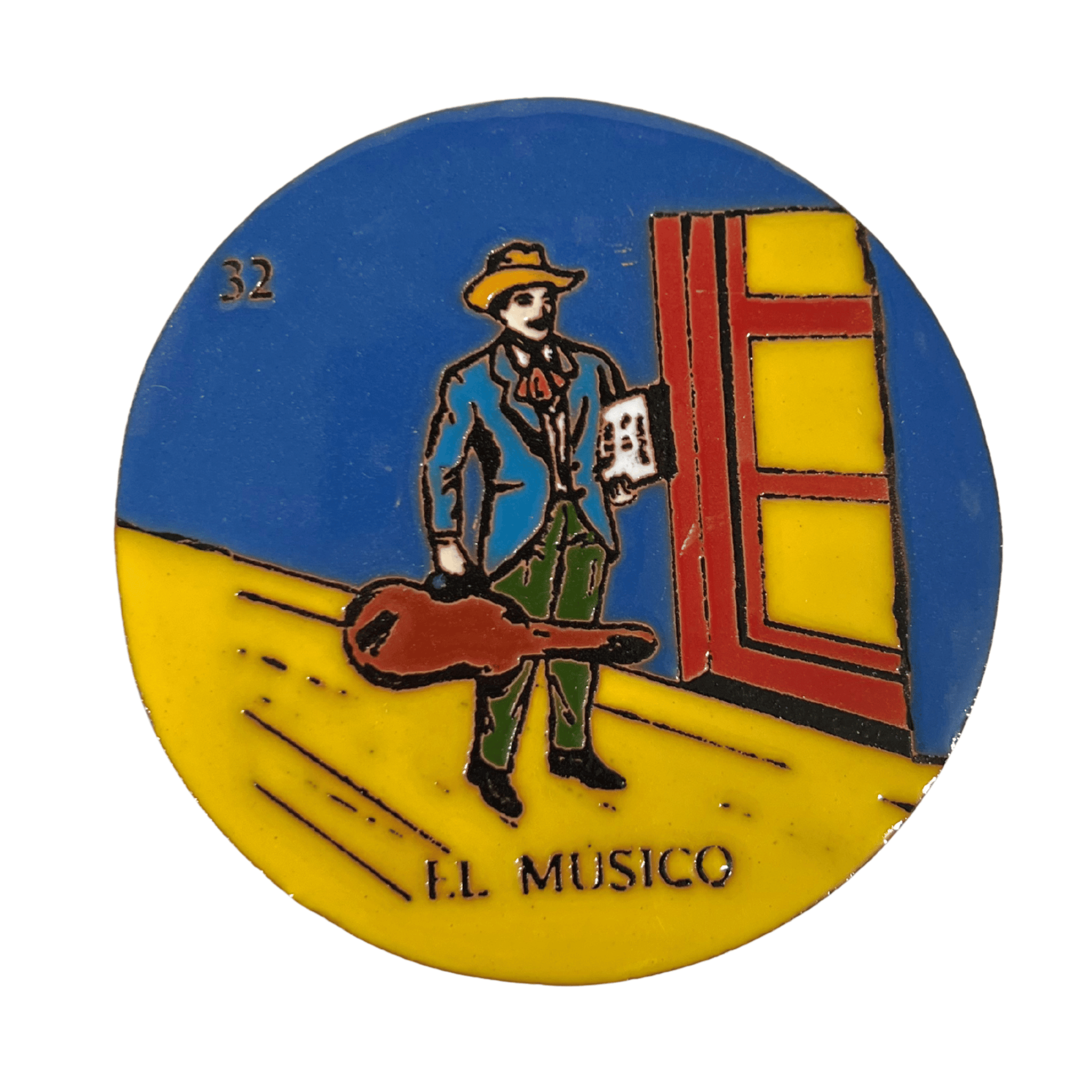 PORTAVASOS LOTERIA EL MUSICO