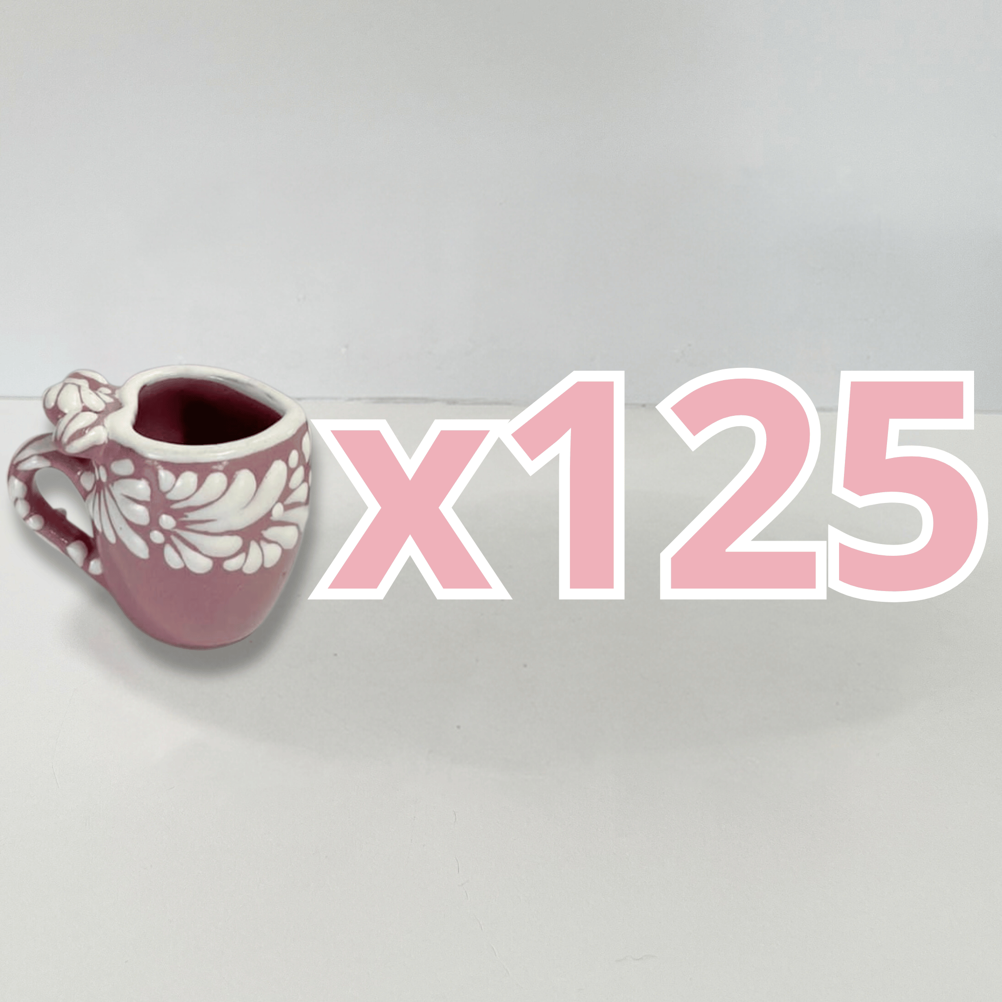 TEQUILERO BARRIL EN FORMA DE CORAZON CON ASA NO PERSONALIZADO FONDO ROSA CENEFA MIK BLANCO