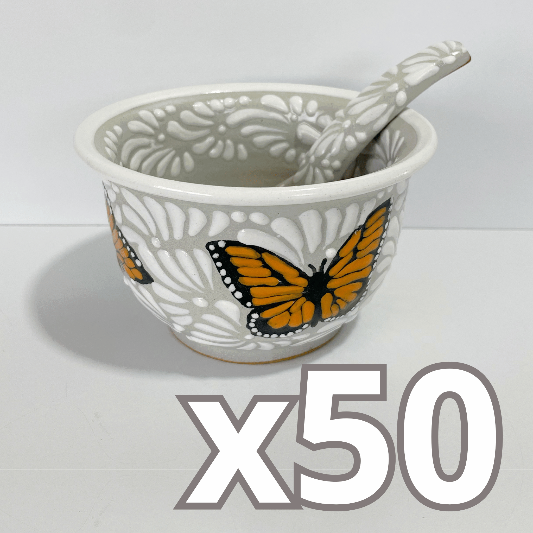 SALSERA FONDO TRADICIONAL MIK BLANCO MARIPOSA