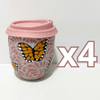 TERMO BOLITA FONDO TRADICIONAL MIK ROSA MARIPOSAS