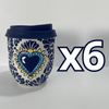 TERMO BOLITA FONDO TRADICIONAL MIK AZUL COBALTO SAGRADO CORAZON AZUL