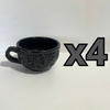 TAZA 300 ML MIK SUPER BLACK