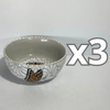 TAZON 15 CM FONDO TRADICIONAL MIK BLANCO MARIPOSAS
