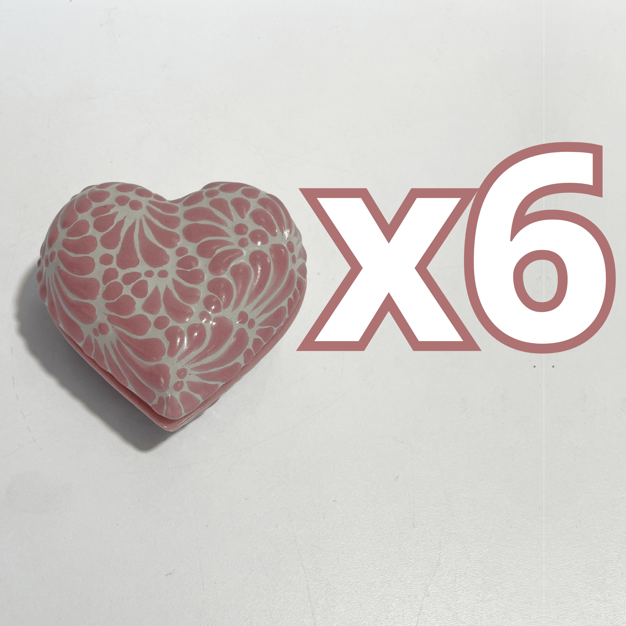 ALHAJERO GRANDE FORMA DE CORAZON FONDO TRADICIONAL MIK ROSA