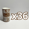 TEQUIVELA PERSONALIZADA FONDO CAFE MIK BLANCO INICIALES