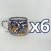 TAZA CHOCOLATERA MEDIANA FONDO TRADICIONAL MIK AZUL MARIPOSAS