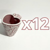 TAZA FORMA DE CORAZON FONDO ROSA MIK BLANCO