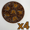 PLATO PLANO FONDO CAFE MIK CAFE CHOCOLATE MARIPOSAS