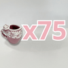 TEQUILERO BARRIL EN FORMA DE CORAZON CON ASA NO PERSONALIZADO FONDO ROSA CENEFA MIK BLANCO