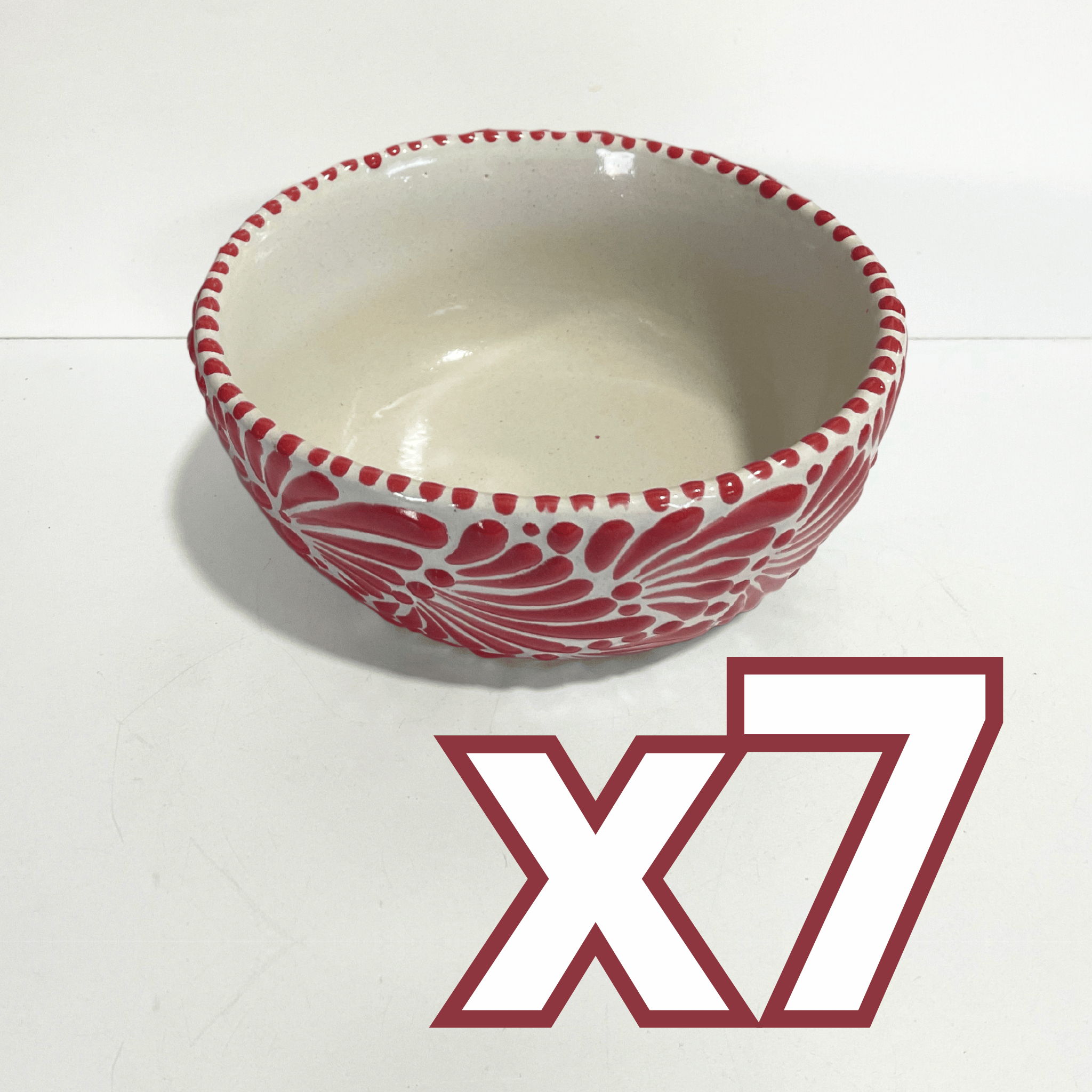 TAZON 15 CM FONDO TRADICIONAL MIK ROJO