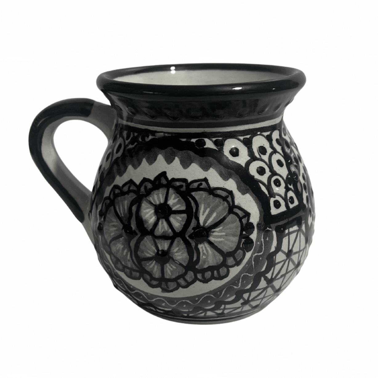 JARRO CALAVERA BLANCO Y NEGRO