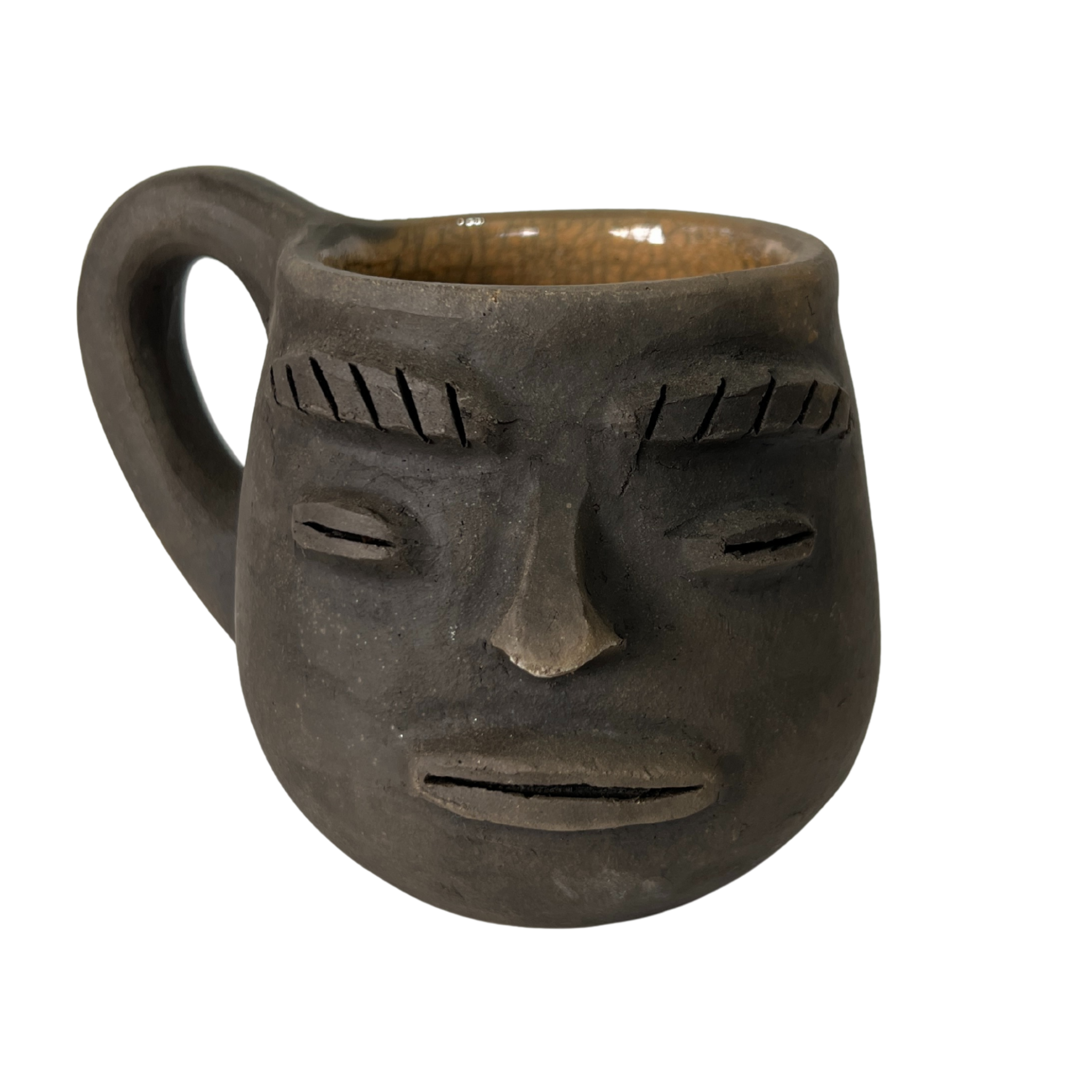 TAZA BARRO AHUMADO CARITA