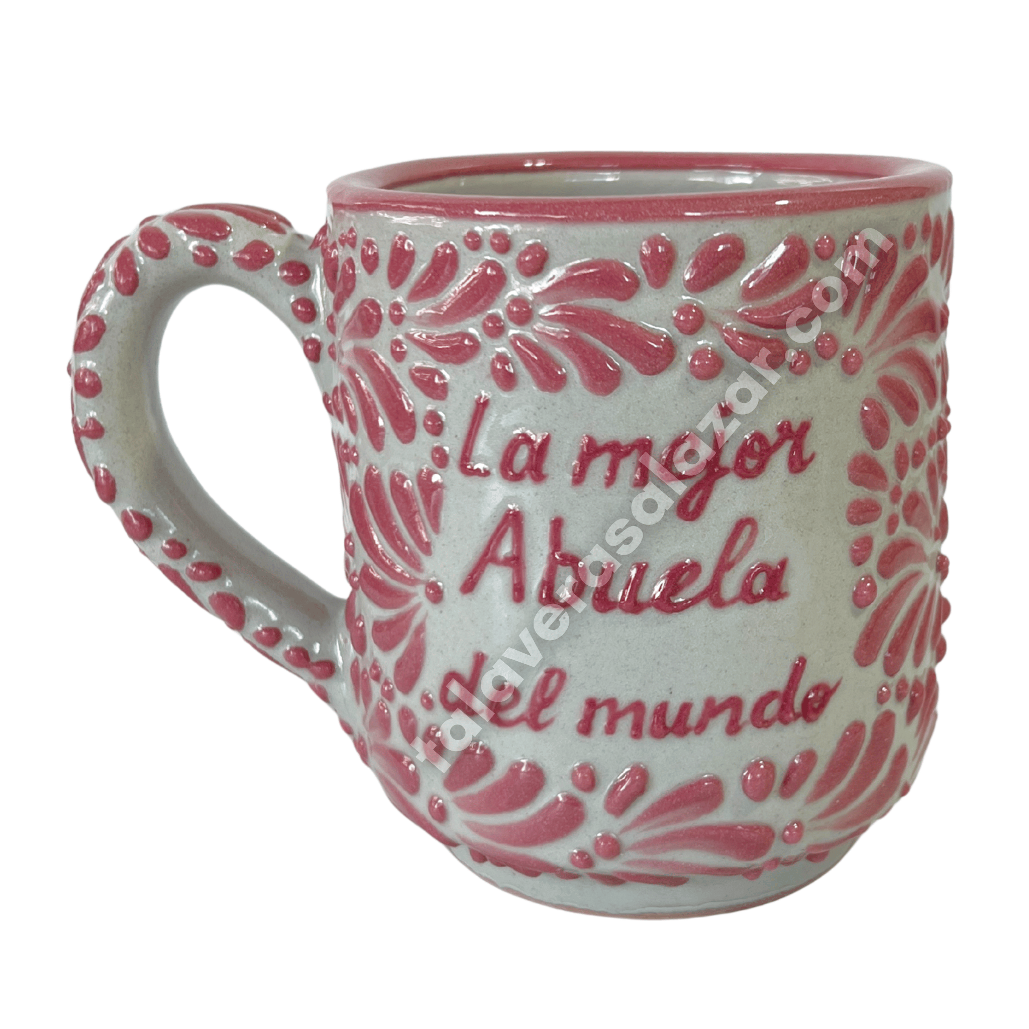 TAZA RECTA MIK ROSA LA MEJOR ABUELA DEL MUNDO