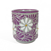 TAZA RECTA ESTANDAR FONDO TRADICIONAL MIK MORADO MARGARITAS