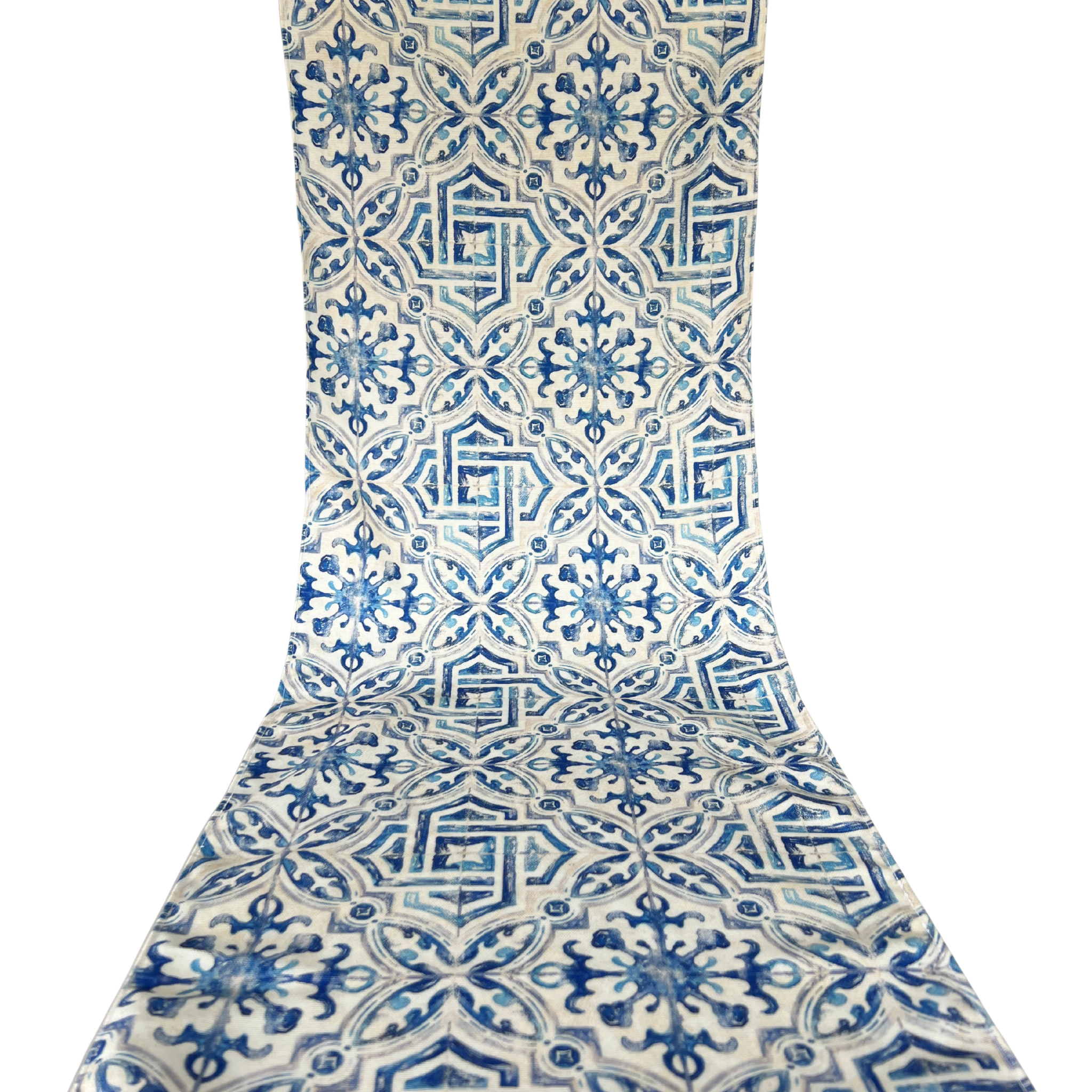 CAMINO DE MESA BLANCO Y AZUL