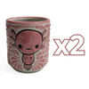 TAZA RECTA ESTANDAR FONDO TRADICIONAL MIK ROSA AJOLOTE