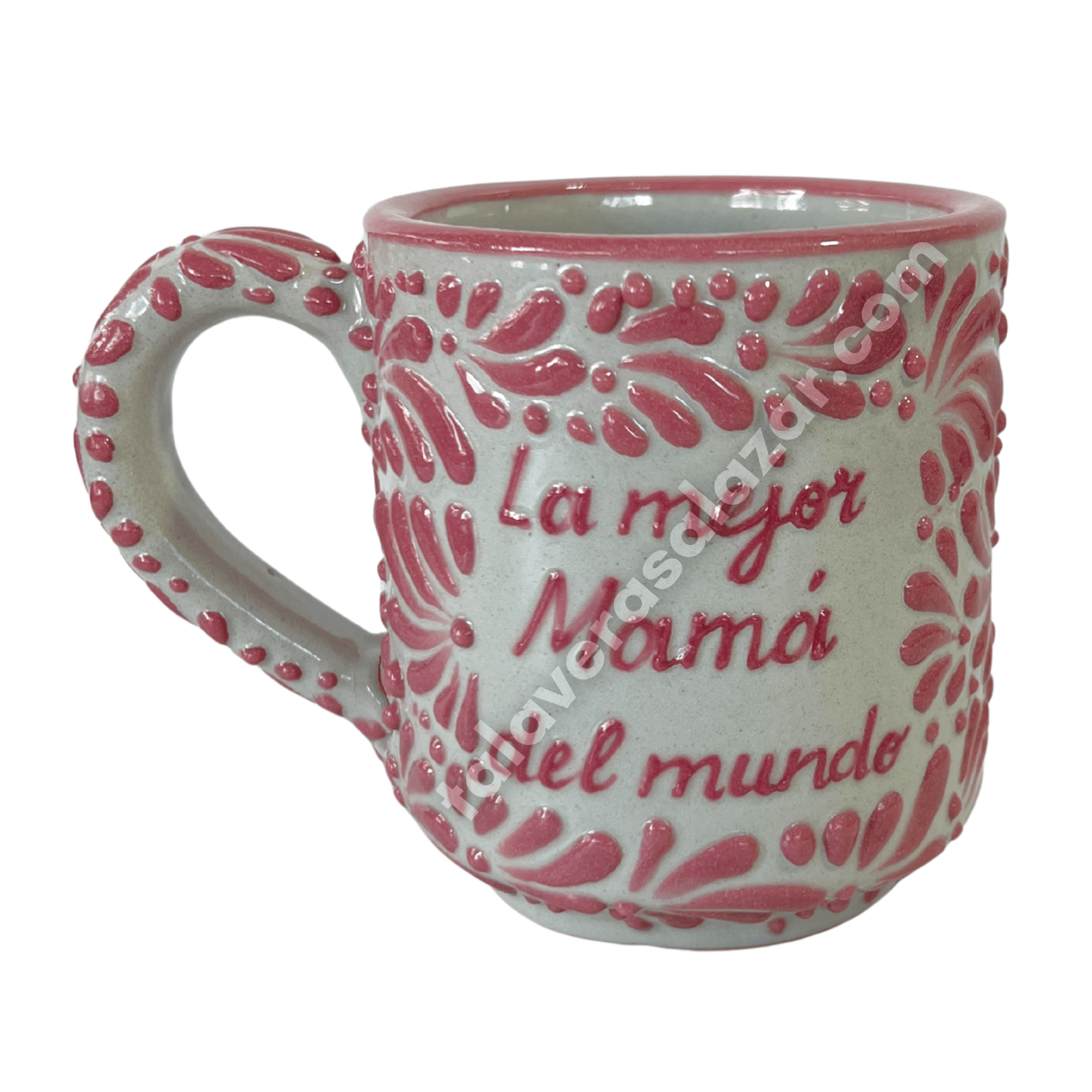 TAZA RECTA MIK ROSA LA MEJOR MAMÁ DEL MUNDO